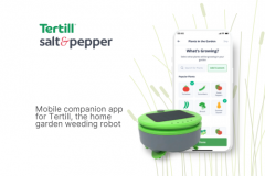 Tertill: Mobile app for smart home gardening robot